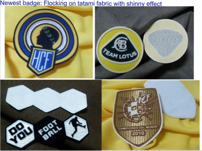 High Density Flocking Tagless Heat Transfer Clothing Labels Different Thickness