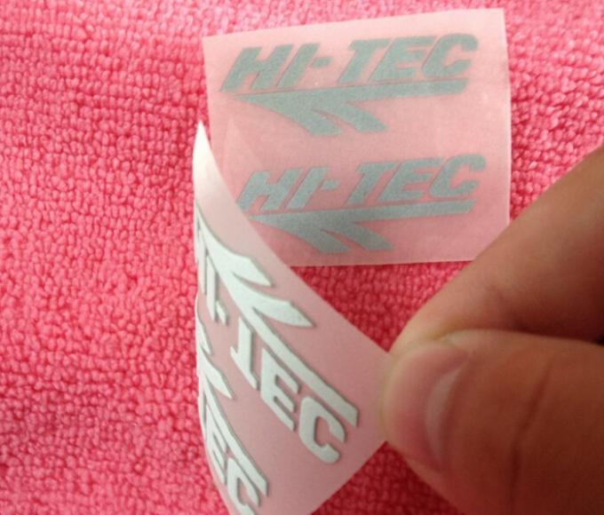 3D Raised Heat Transfer Patches Custom Tagless Labels For Outdoor Garment