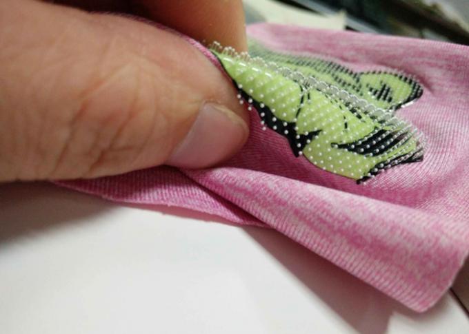 Soft 3D Silicon Raised Heat Transfer Clothing Labels Iron On Tags Special Technical