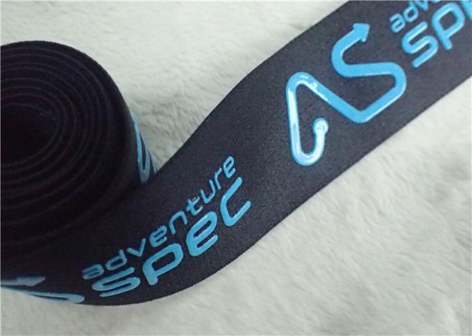 Shiny Screen Printing Label Jacquard Elastic Band Roll Characteristic Cord For Decoration
