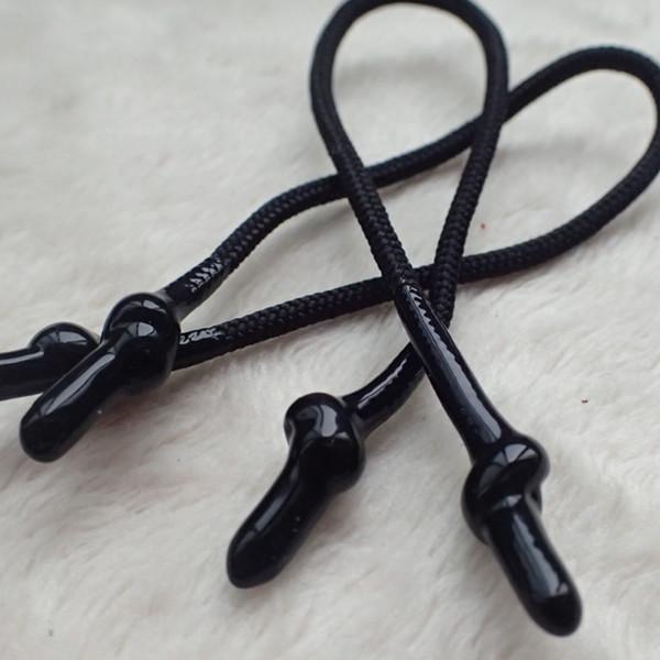Single Color Non Elastic Cord With Shinny Silicone Edings For Bag Puller