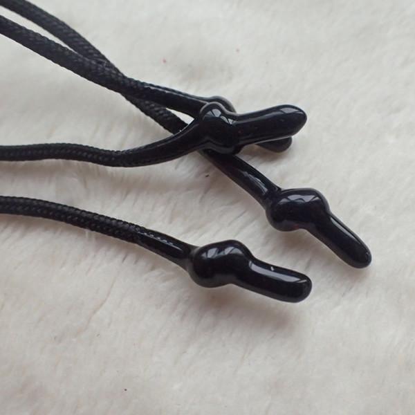 Single Color Non Elastic Cord With Shinny Silicone Edings For Bag Puller