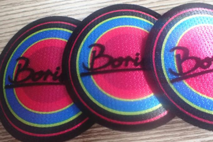 3D Tatami Aaterial Garments Patches , Custom Flocking Logo On Patches