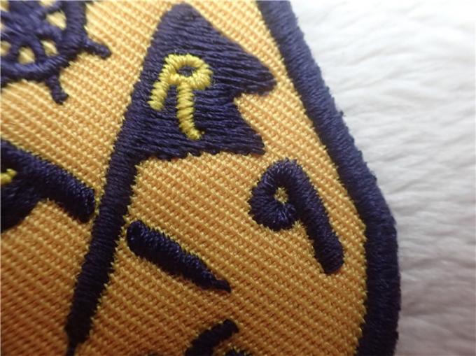 Eco Friendly Custom Twill Patches Sew On Back For Garment