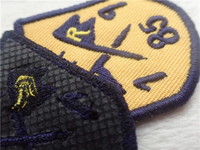 Eco Friendly Custom Twill Patches Sew On Back For Garment