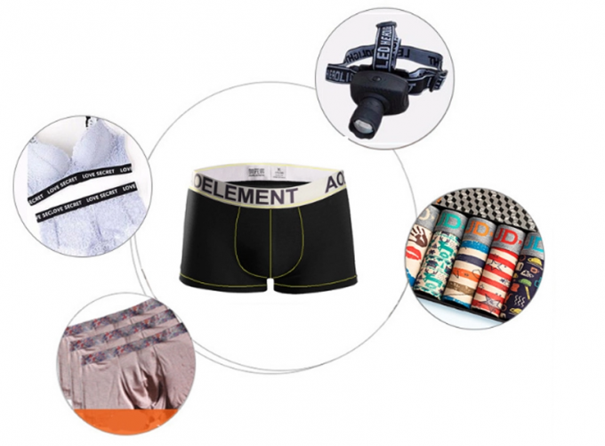 Underwear Waistband Soft Durable Jacquard Ribbon Customized Pattern