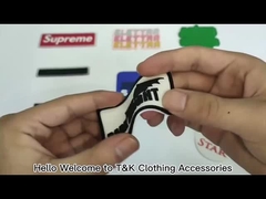 Silicone Logo Patches For Uniform / Rubber Clothing Labels