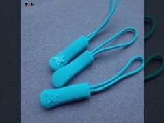 Customized Shape Plastic Zipper Puller , Outdoor Zipper Slider Puller