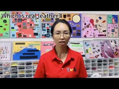 Heat Press Emboss Genuine PU Leather Patches For Jeans Cowboy Clothing