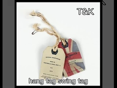 Garment Sticker Supplier Custom RFID Clothing Label Hang Tags rfid hang tags