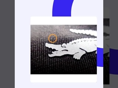 Customization Of Font And Color Heat Transfer Clothing Labels / Silicon Heat Press Tags