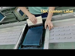 Glossy 3d Silicone Heat Transfer Label Silk Screen Printing Label