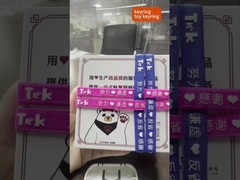 Eco - Friendly Personalized Promotional Gifts 3d Key Chain Any Color