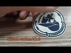 High Frequency Custom Screen Printing Patches , Reflective Silk Screen Labels OEM / ODM