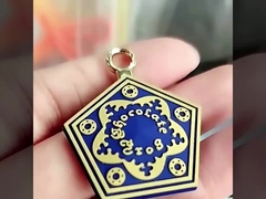 Metal, rubber zipper pull for external wear