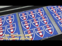 Silk Printing Clothing Labels For Jacket Comfortable