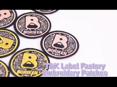 Embroidery Clothes Shark Labels Heat Transfer Patches Washable Customized