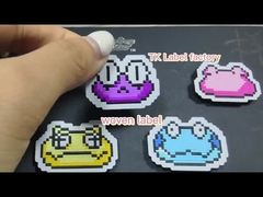 Custom High Density Folding Clothing Woven Labels Using Selvage Techincs