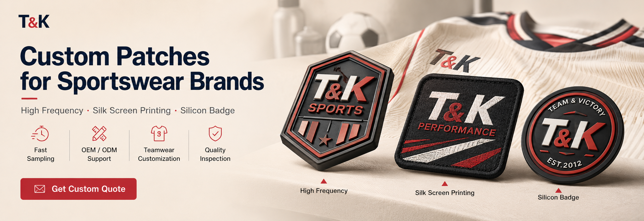 quality Custom Clothing Patches factory