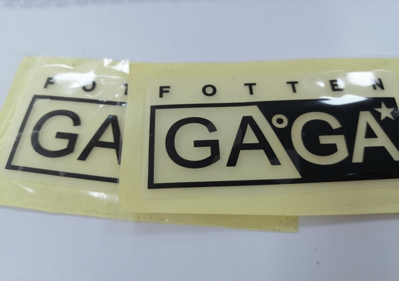 Heat Transfer Clothing Printed Labels 3D Silicone Logo Customized