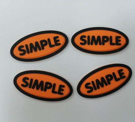 3M Reflective Embossed Custom Sew On Logo Patches Silicone Badge