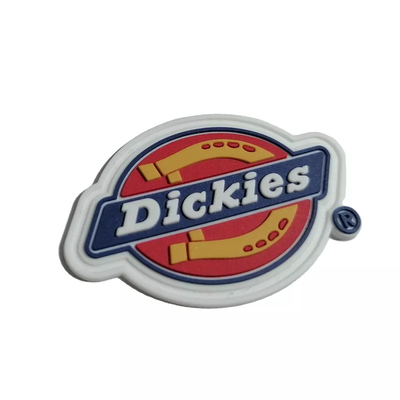 Silicone Labels Customized 3D Rubber Patches Heat Transfer Washable For Garment