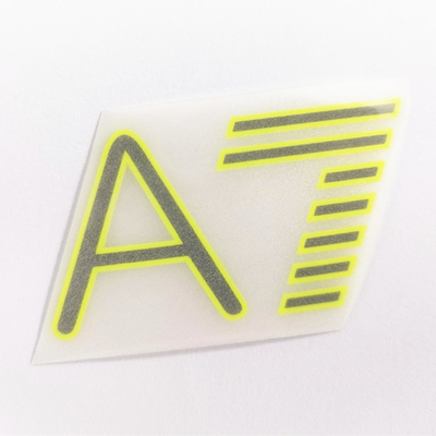 Eco Friendly 3D Silicone Heat Transfer Clothing Labels With Reflective Effect
