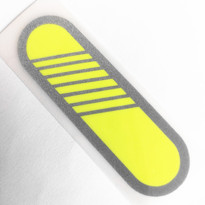 Eco Friendly 3D Silicone Heat Transfer Clothing Labels With Reflective Effect