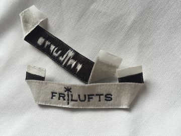 Pre Printed Clothing Custom Woven Labels , Self Adhesive Children'S Clothing Labels