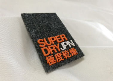 Custom Brand Name Logo Rubber Logo Patches For Clothing Mirco Injection