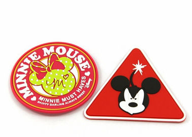Embossed Logo Colored Custom Clothing Patches Rubber Badge Garment Accessories
