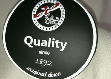 High Frequency Custom Screen Printing Patches , Reflective Silk Screen Labels OEM / ODM