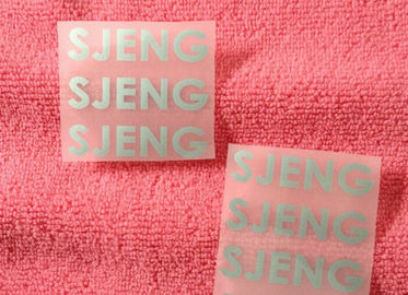 1mm Thickness 3D Silicone Heat Transfer Clothing Labels For Sportwear