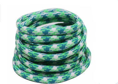 100% Polyester Elastic Cord String Colorful Braided Rope Logo Printed