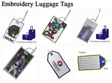 Personalized Business Promotional Items , Plastic Suitcase Luggage Tags ID Holder