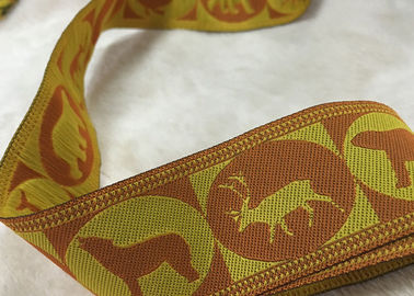 Silk Satin Print Decorative Polyester Ribbon Woven Tape 1 - 18cm Size