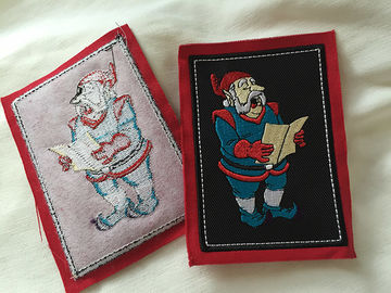 Latest Handwork Cartoon Patten Custom Embroidered Patches For Clothing