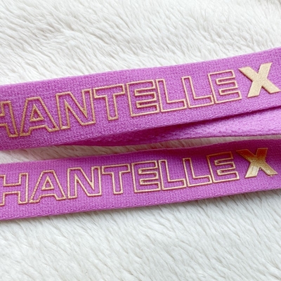 High Tear-Resistant And Flexible Jacquard Elastic Band  With Silicon Logo