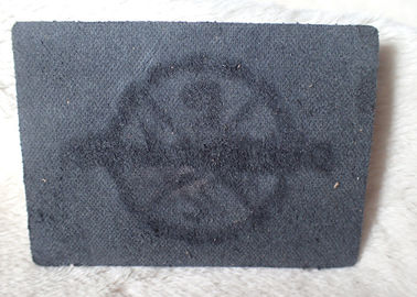 Classic Durable Embossed Leather Patches , Fake / Genuine Leather Label