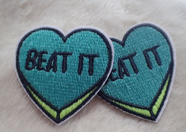 Exquisite And Multicolor Personalised Embroidered Badges , Custom Embroidered Patches For Baby Clothes