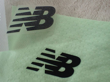 Two Layers Color Silicon Heat Transfer Clothing Labels With Soft Hand Feel For Outdoor Garment