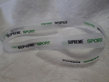 Custom Logo Embossed Rubber Label / PVC Patch For Headwear