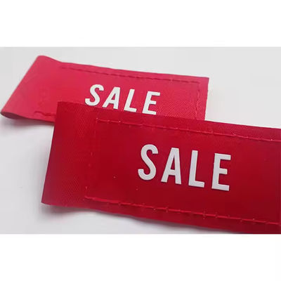 Customized Brand Logo Sale Label Clothing Label Screen Printing Logo Woven Label