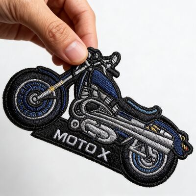 Custom Embroidered Patches Heat Transfer with 3D Multicolor Logo for Ski Wear Offering Eco Friendly Materials and Wide Color Options