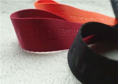 Colorful Nylon Non Elastic Cord / Band High Frequency With Customized Logo