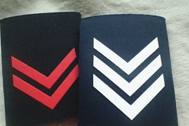 Military Epaulets Custom Screen Printing Uniform , Blue Shoulder Board Epaulette