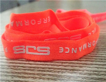Professional Custom Fluorescent Color Clothing Elastic Band With Special Logo