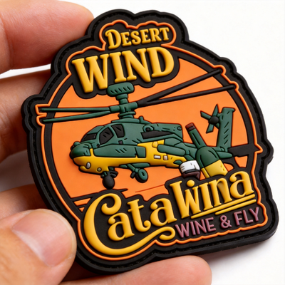Custom 3D High Frequency TPU Badges with Silicone Material and Personalized Logos for Durable Apparel and Clothing Patch Branding