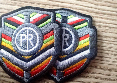Durable Colorful Embroidered Patches Of Brand Logo For Garment