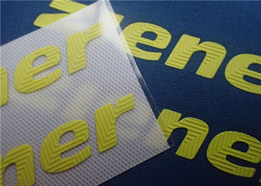 Special Surface Light Yellow Brand Heat Transfer Labels For Garment